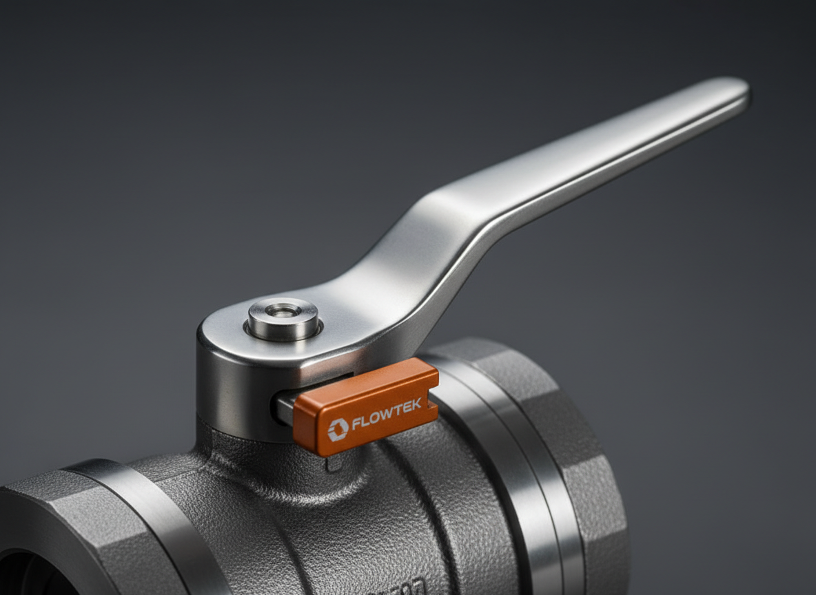 Industrial valve close-up